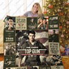 Top Gun Christmas Young Tom Cruise Quilt Bedding Set