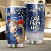 Toronto Blue Jays MLB Tumbler - Strong Best Mom Ever Design