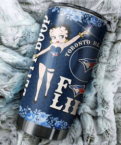 Toronto Blue Jays MLB Tumbler featuring Betty Boop's Classic Quote