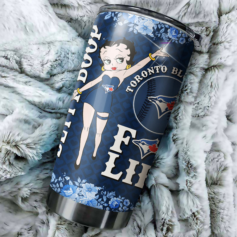 Toronto Blue Jays MLB Tumbler featuring Betty Boop's Classic Quote