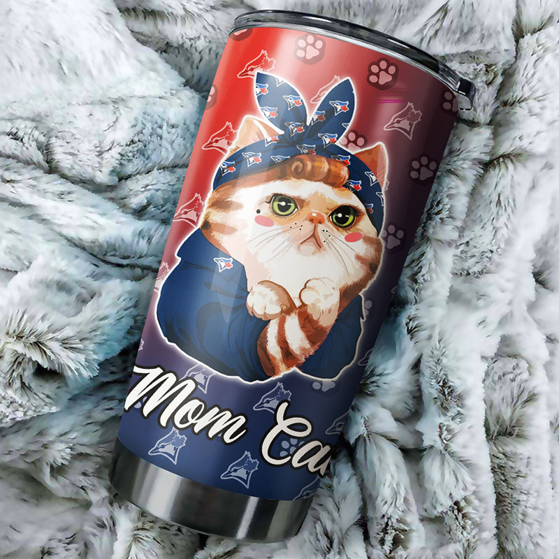 Toronto Blue Jays MLB Tumbler for Cat Moms