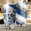 Toronto Blue Jays MLB Tumbler with Skull Design - Tumbler for Baseball Fans