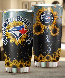 Toronto Blue Jays Sunflower MLB Tumbler for Bloom Lovers