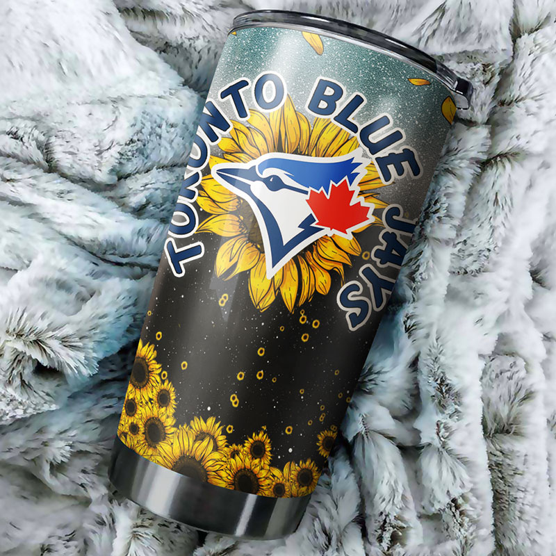 Toronto Blue Jays Sunflower MLB Tumbler for Bloom Lovers - Image 2