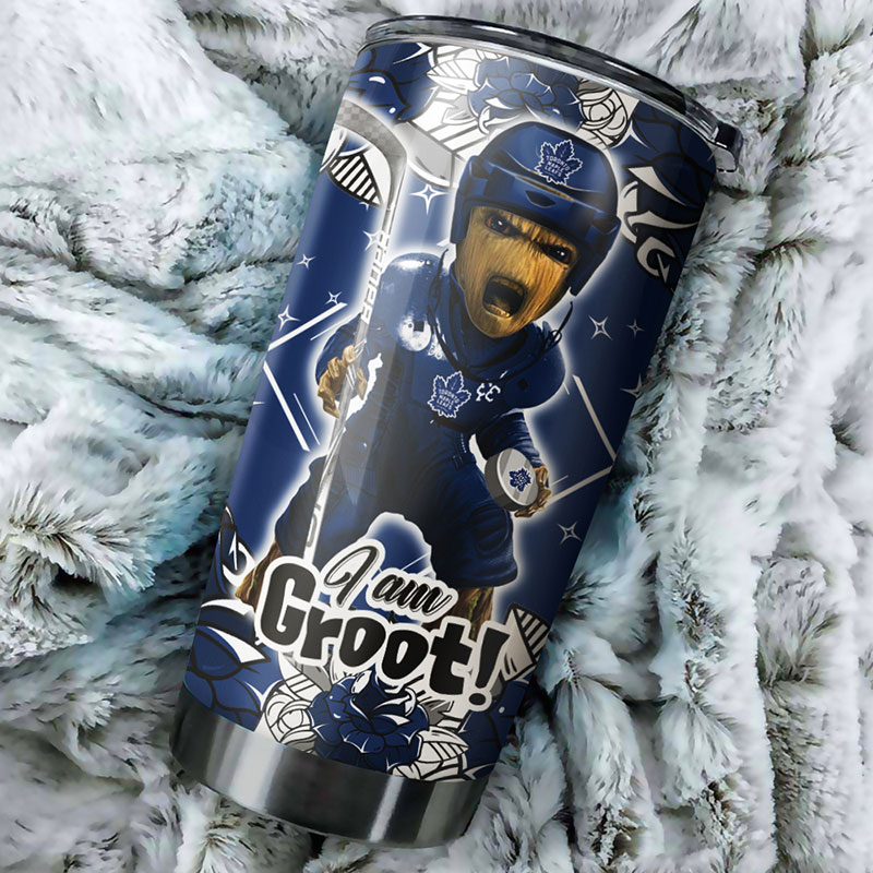 Toronto Maple Leafs NHL Tumbler - I Am Groot Edition