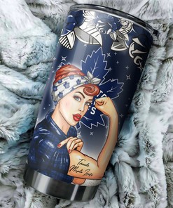 Toronto Maple Leafs NHL Tumbler - Strong Best Mom Ever Design Tumbler