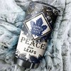 Toronto Maple Leafs NHL Tumbler with Peace, Love, and Hockey Grunge Design - Perfect Gift for Fans