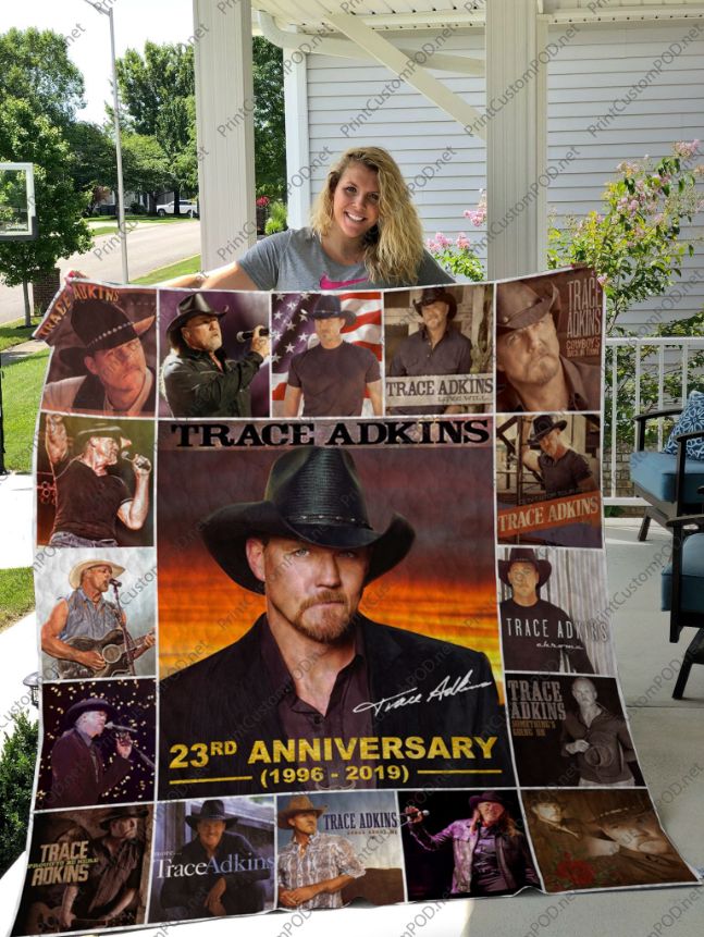Trace Adkins Country Music Collection Quilt Blanket - For Fans of the Deep-Voiced Country Singer