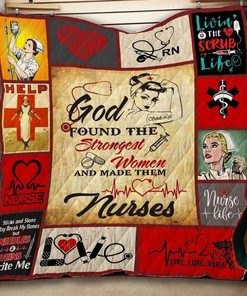 Treat the Strong Women in your life to this Nurse Life Quilt Bedding Set