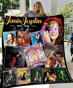 Tribute Janis Joplin Collection Quilt Bedding Set for Fans of the Singer
