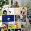 Tribute Joni Mitchell Albums Collection Quilt Blanket, Honoring the Folk Music Icon