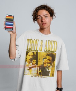 Troy & Abed in The Morning Tee | Classic TV Show T-Shirt | Retro 90s Troy & Abed Shirt | Movie Fans Gifts
