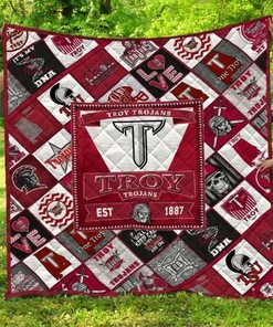 Troy Trojans NCAA Quilt Blanket - Stay Warm with Trojan Pride