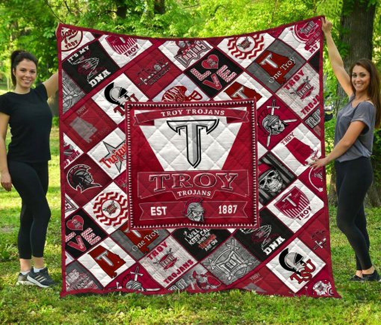 Troy Trojans NCAA Quilt Blanket - Stay Warm with Trojan Pride