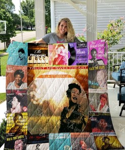 Trust Me Sweetheart Ella Fitzgerald Quilt Blanket with Bed Set Queen