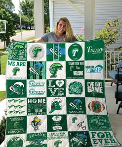 Tulane Green Wave NCAA Quilt Blanket - Keep Warm and Cheer for the Green Wave