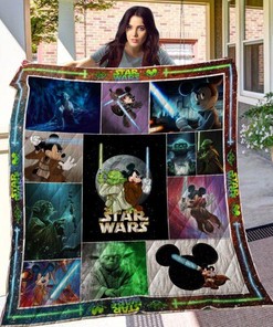 Turn your Room into a Fan's Paradise - Best of Mickey and Yoda Quilt Blanket