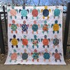 Turtle Quilt Bedding Set: Gorgeous and Soft Fleece Blanket