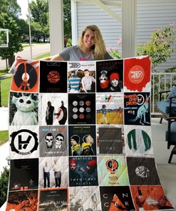 Twenty One Pilots Band Albums Quilt Bedding Set for Music Lovers