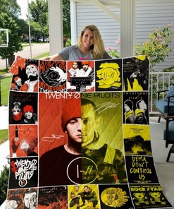 Twenty One Pilots Band Quilt Bedding Set for Fans of the band