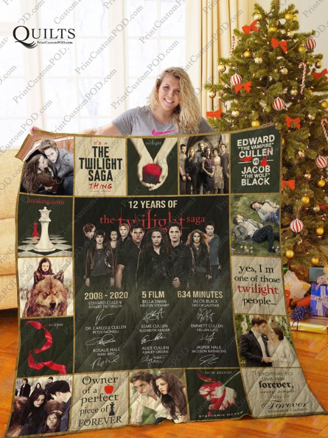 Twilight Saga Movie Collection Quilt Bedding Set for Fans