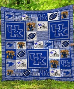 UK Football Ncaa Kentucky Wildcats Collection Great Quilt Bedding Set for Boys