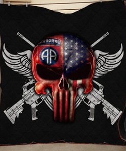 U.S Army Airborne 3d Printing Quilt Blanket Hqc for Military Enthusiasts