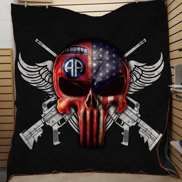 U.S Army Airborne 3d Printing Quilt Blanket Hqc for Military Enthusiasts