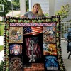 US Army Bald Eagle Quilt Blanket for Patriotic Fans