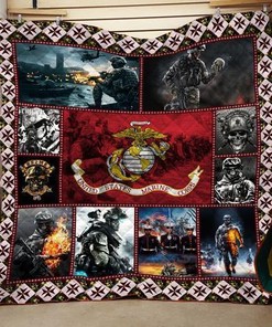 US Marine Corps 3 Veteran Quilt: Show Your Support