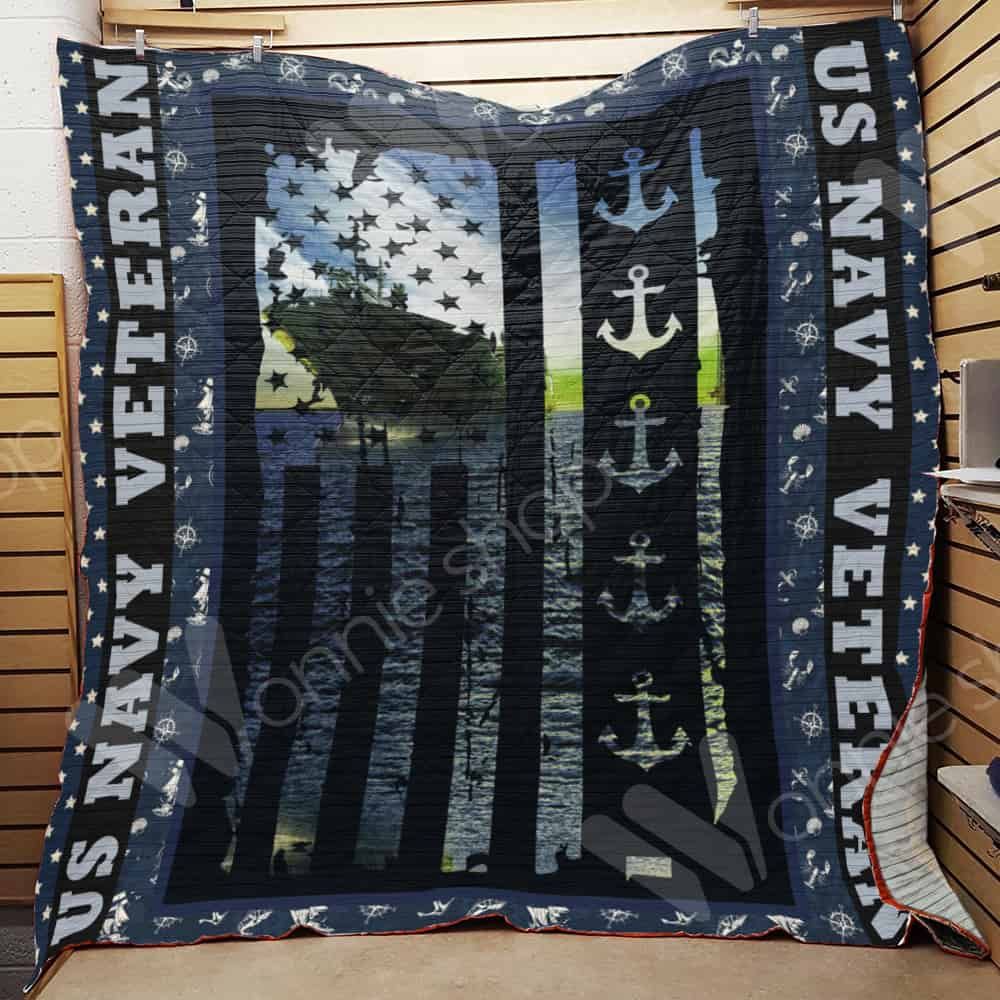 US Navy Veteran Quilt Blanket: A Must-Have for Navy Fans