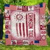 USA Flag Alabama Crimson Tide Great Ncaa Quilt Bedding Set - Celebrate Your Fandom in Style