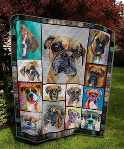 Ultimate Boxer Quilt Blanket for Style and Comfort