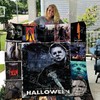 Unique Halloween Michael Myers Quilt Blanket for Fans