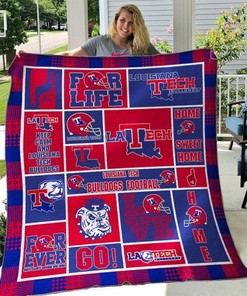 Unique Louisiana Tech Bulldogs Quilt Blanket - Show Your Support