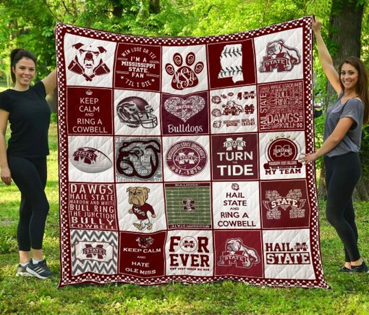 Unique Mississippi State Bulldogs Ncaa Collected Quilt Blanket - Perfect for Fans