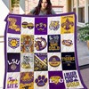 Unique Purple Louisiana Tech Bulldogs Quilt Blanket - for Fans Everywhere
