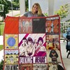 Unique Talking Heads Style Quilt Blanket For Music Lovers