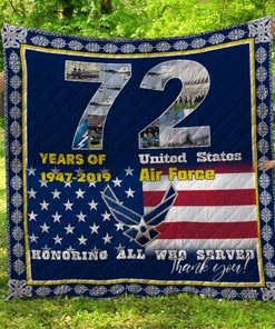 United States Air Force Quilt Bedding Set