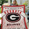 University of Georgia Bulldogs Ncaa Quilt Bedding Set