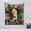 Unleash Your Dark Side With Actor Christopher Lee Quilt Blanket