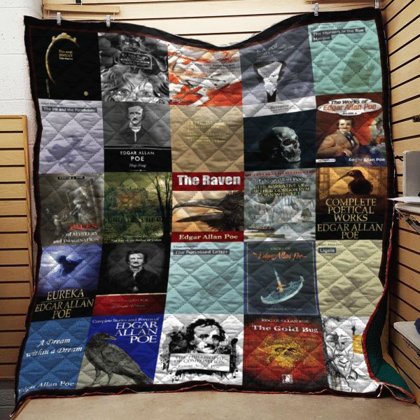 Unleash Your Dark Side With Edgar Allan Poe Quilt Bedding Set