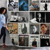 Unleash Your Inner Music Lover with This Guitarist Johnny Cash Albums Collected Quilt Blanket