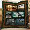 Unleash Your Inner Paleontologist With Dinosaur In Natural Quilt Blanket