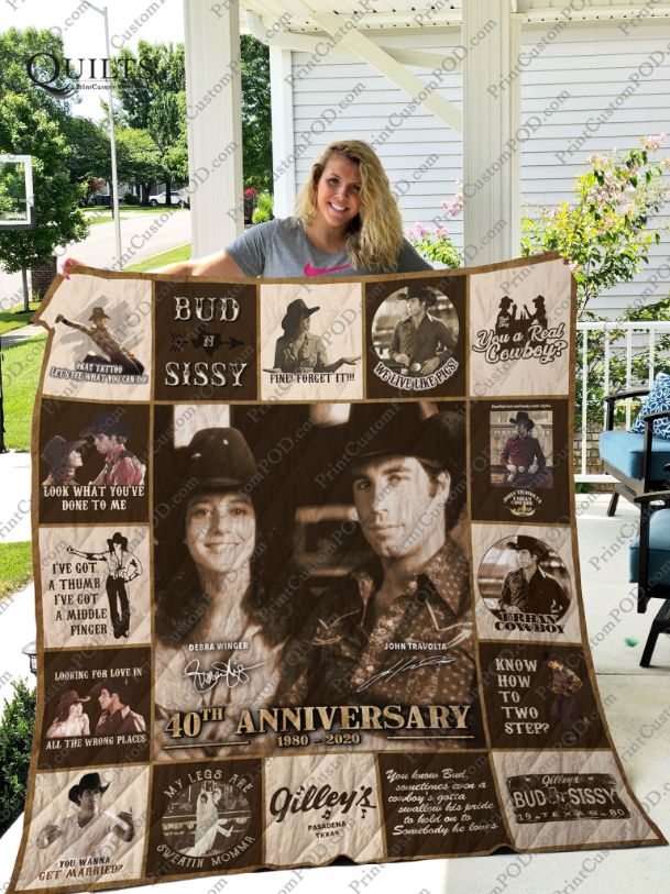 Urban Cowboy 40th Anniversary Collection Quilt Blanket for Vintage Lovers