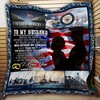 Us Navy Becoming Your Wife Was A Choice: Quilt Bedding Set with Personalized Blanket