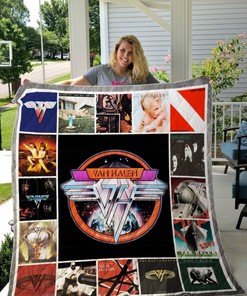 Van Halen Band Albums Cover Poster Quilt Blanket