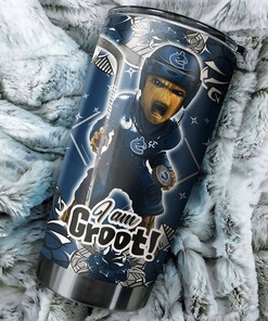 Vancouver Canucks NHL Tumbler - "I Am Groot" Marvel Design Tumbler
