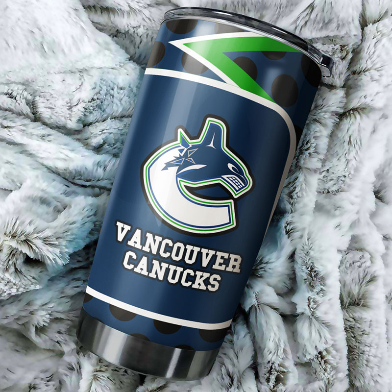 Vancouver Canucks NHL Tumbler: NHL Logo Tumbler for Fans, Perfect for Dedicated Collectors