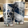 Vancouver Canucks NHL Tumbler with Skull Design